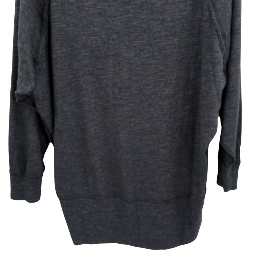 We the Free People Off the Shoulder Long Sleeve Tunic Top Size M Knit Gray - Picture 9 of 10